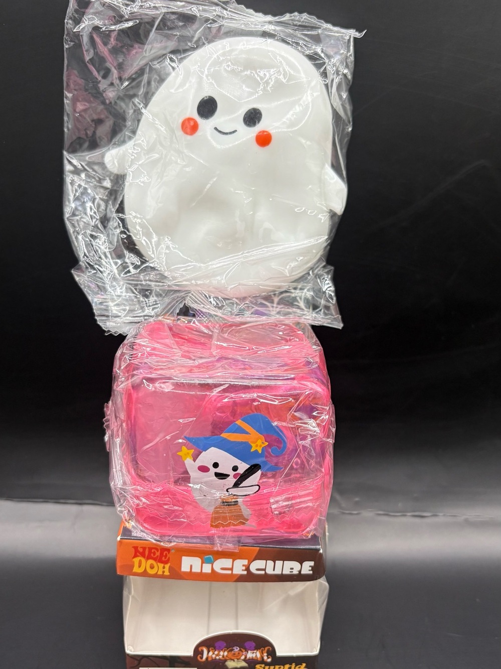 Vaseline ghost and sugar nice cube squishy toy set of 2